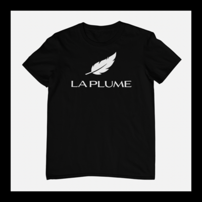T-shirt noir Unisexe - logo officiel en blanc – Image 3