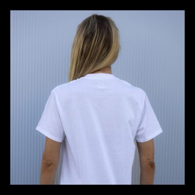 T-shirt Blanc Unisexe – Image 3