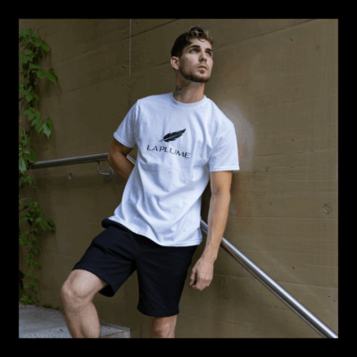 T-shirt Blanc Unisexe – Image 4